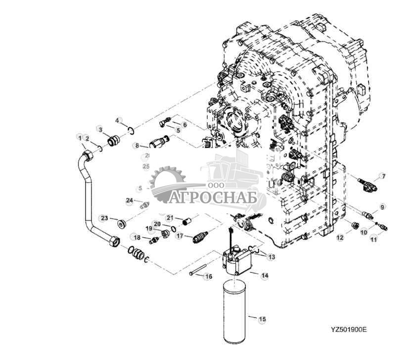 Transmission Rear Housing (Right Side) (9620) 